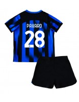 Inter Milan Benjamin Pavard #28 Kotipaita Lasten 2023-24 Lyhythihainen (+ shortsit)
